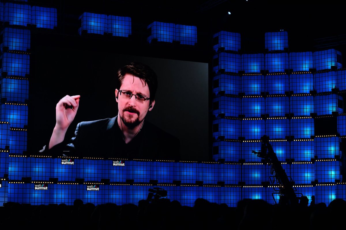 WebSummit's tweet photo. “The most powerful institutions in society have become the least accountable to society.”
At #WebSummit 2019, Edward Snowden discussed data exploitation, surveillance, and the protections we can put in place for the most vulnerable 👉https://t.co/6Rz9SIZiTP
#Throwbacktalk https://t.co/s6swD9Ucn1