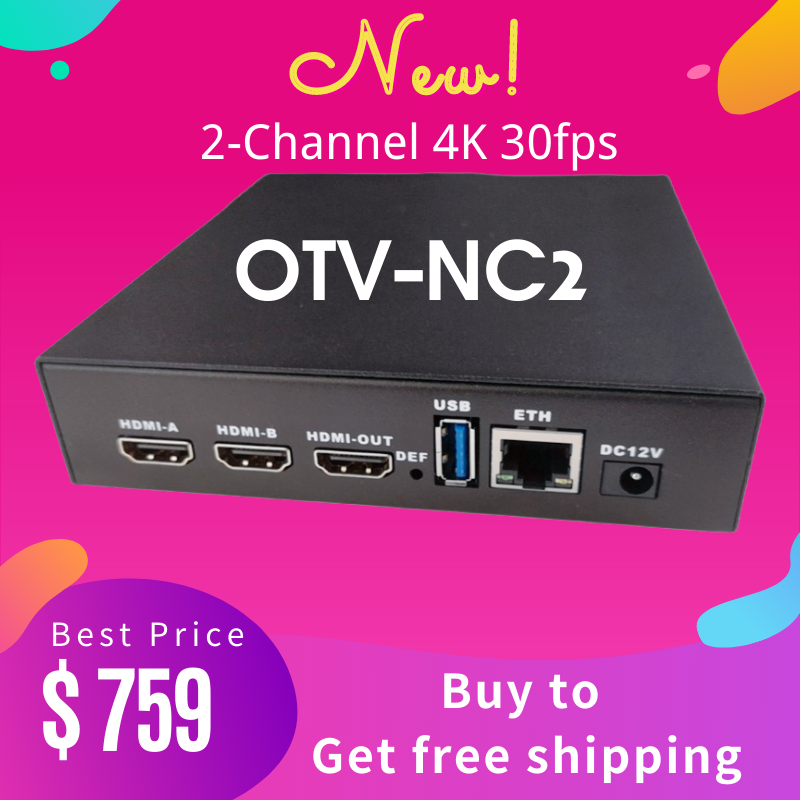 Dibview 4K HDMI Streaming H.265 IPTV Encoder