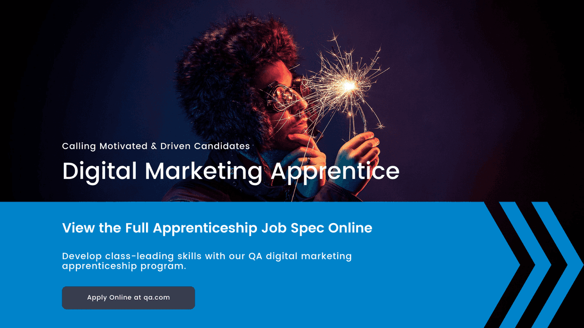 6teen30Digital's tweet photo. Interested in a career in digital?

6teen30 Digital is recruiting 2 Digital Marketing Apprentices

Are you motivated, coachable &amp; want to contribute to the success of our clients?

Apply at @QA_Ltd https://t.co/c89AaZSte3

#DigitalCareers #Apprenticeships https://t.co/W1kqVfNBH9