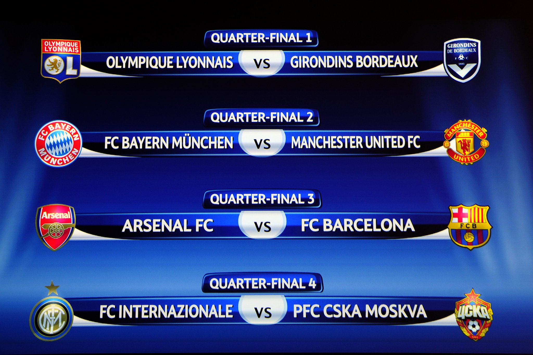 Merrybet sur X : Place bets on the #UCL quarterfinals draw at