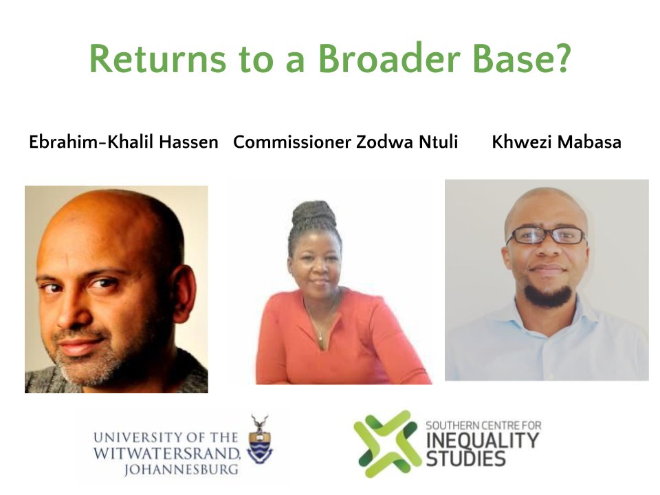 Wits_SCIS's tweet photo. Do broad-based ownership structures solve the challenge of measuring ownership & 'meaningful' black participation in the #SAEconomy ?
Join the discussion during the #SCISWebinar later today
RSVP for link: https://t.co/VcbrUzxIbJ
#BBBEEE #BEEOwnership https://t.co/qSX58L3wib