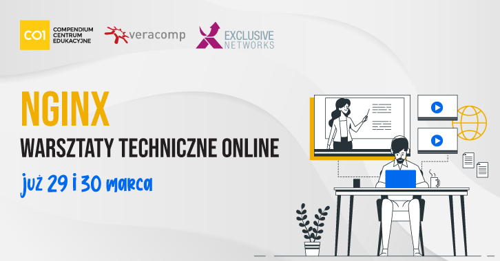 Compendium_CE's tweet photo. Serdecznie zapraszamy na warsztaty #NGINX, w trakcie których przedstawione zostaną ogromne możliwości implementacyjne NGINX.

Warsztaty odbędą się #online już 29 i 30 marca. Liczba miejsc jest ograniczona, dlatego warto zapisać się jak najszybciej :) 

https://t.co/jSo76fadAF https://t.co/dNuFRra38s