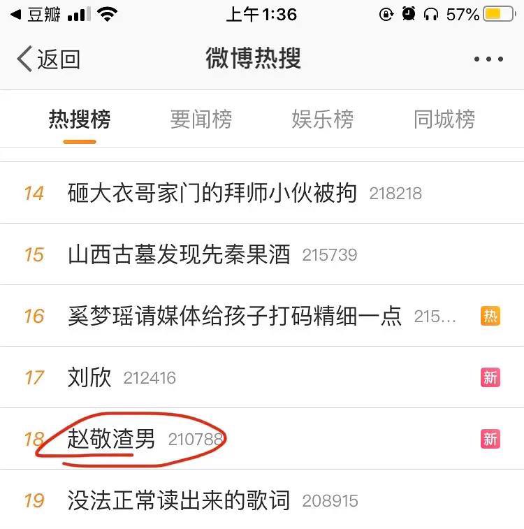 Actually yesterday both “Zhao Jing is a scumbag” and “Xie-er quickly get away” were trending and went up the Hot Search on wb.There was a poll asking if Zhao Jing is a scumbag and Wang Ruolin posted a comment rallying for support from this fans. It ended with 940 votes for no.