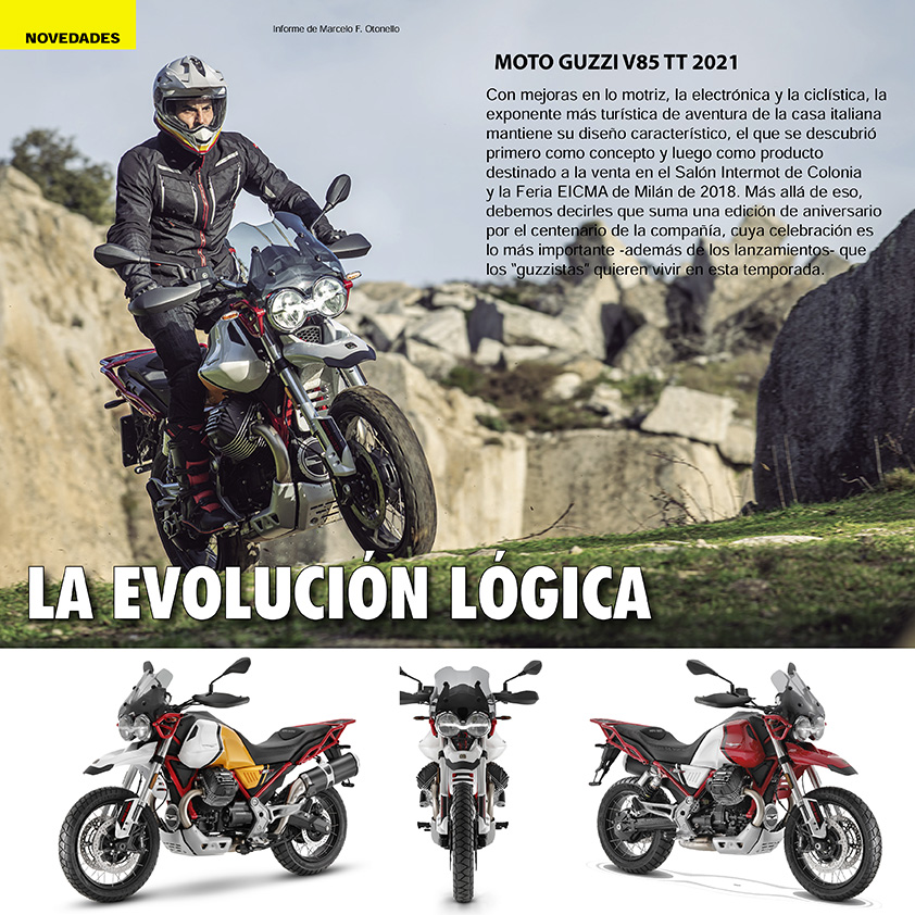MOTO GUZZI V85 TT 2021 - LA EVOLUCIÓN LÓGICA - EN INFORMOTO EDICIÓN 584 DEL 15 DE MARZO @GrupoPiaggio @Piaggio_Group #MotoGuzziV85TT bit.ly/3tCRcm1