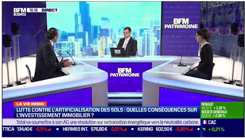 Ce matin chez <a href="/bfmpatrimoine/">BFM Patrimoine</a> : Réduction de l'artificialisation des sols et l'impact négatif sur le marché de l'#immobilier. Merci <a href="/Cedric_Decoeur/">Cédric Decoeur</a> et <a href="/MarieCoeurderoy/">Marie Coeurderoy</a> pour l'accueil ! urlz.fr/faQK #placement #bfmbusiness #marchéimmobilier