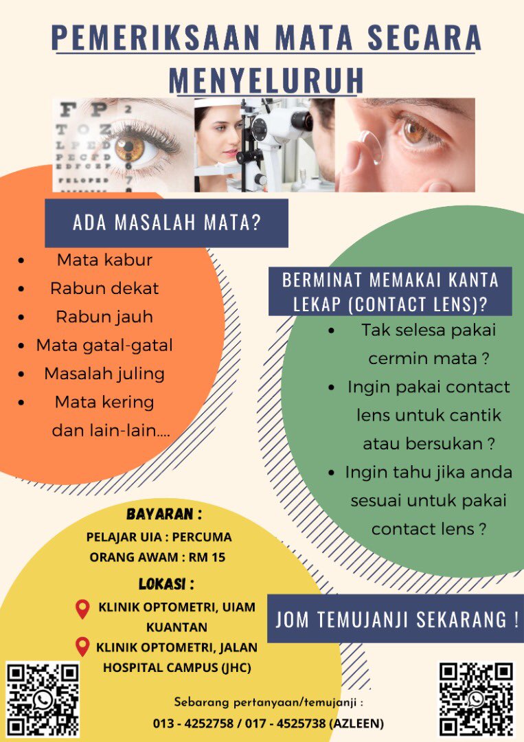 Pemeriksaan Mata Percuma 2021