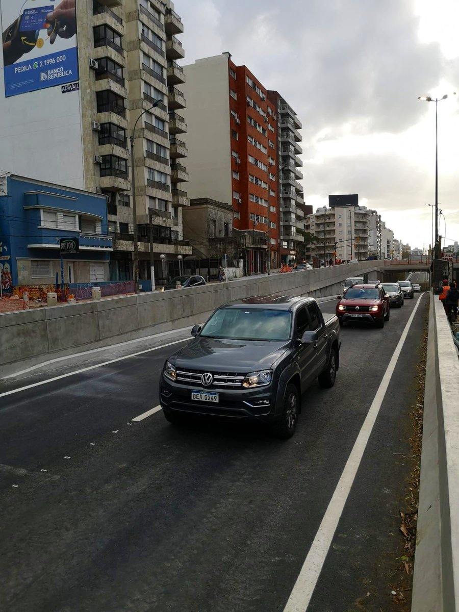 🚇 Habilitamos la circulación por la senda hacia el Centro del túnel de Av. Italia y Centenario.