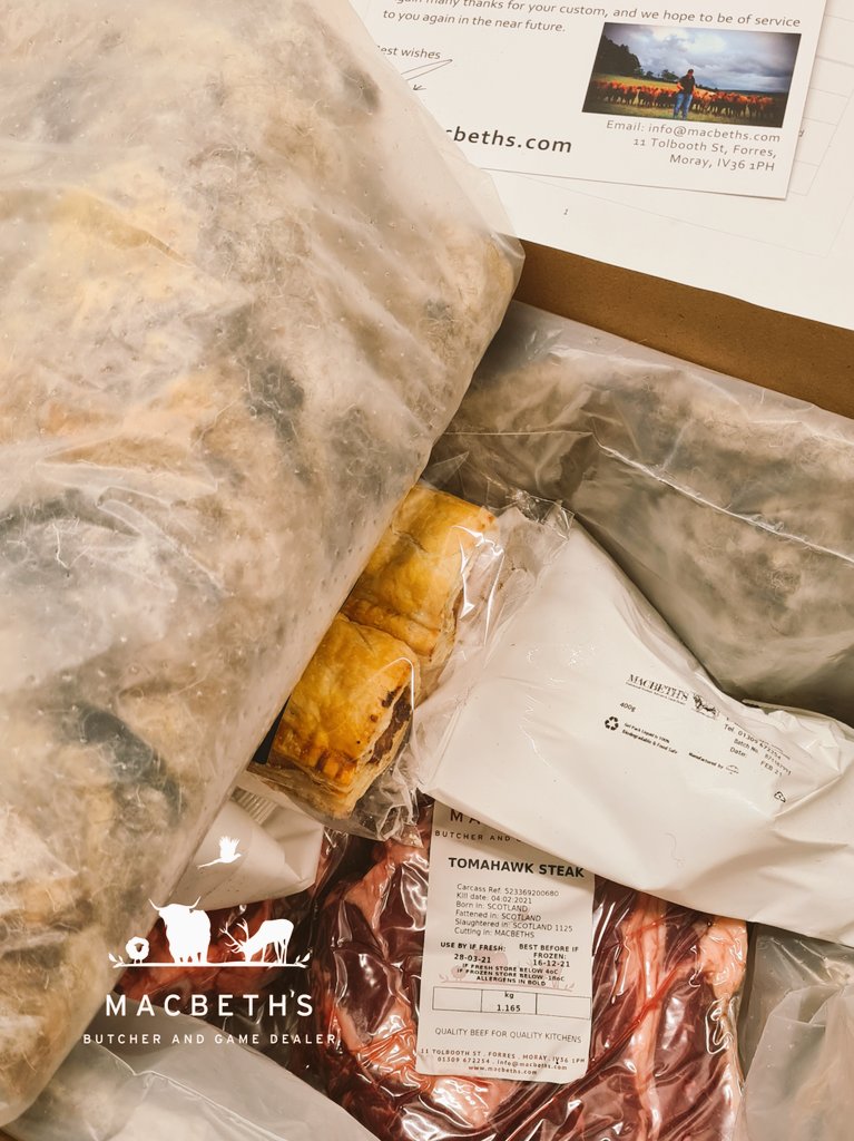 Macbeths's tweet image. Delighted to be taking another step to using more sustainable packaging with these wool lined boxes. The vast majority of our orders will now be going out in this packaging rather than poly boxes. #sustainability #meatboxes #conceptiontoconsumption @WeAreWoolcool @3RSustainable