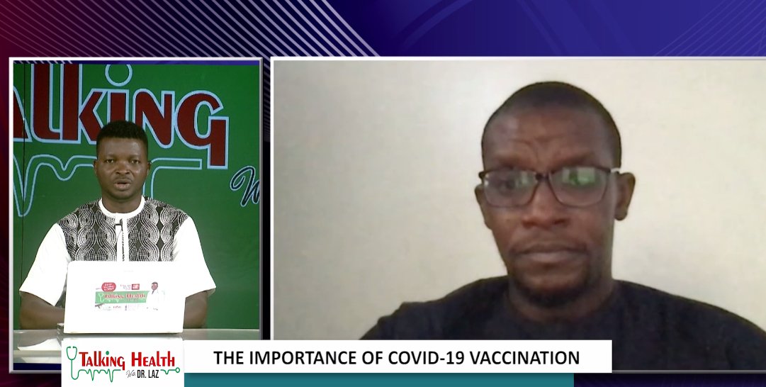 Watched the Episode 28 of #TalkingHealthwithDrLaz yet? 
#Covid19Vaccine 

Click here - youtube.com/watch?v=_yZKmv…

cc. @cj_kaduru @Fmohnigeria @PTFCOVID19 @covaxxvaccine @AstraZeneca @WHO @NphcdaNG @NCDCgov @talkhealth9ja @nighealthwatch