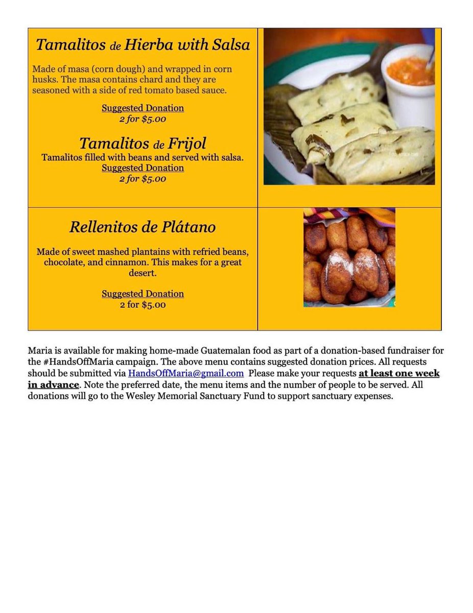 handsoffmaria's tweet photo. I am accepting orders for home-made traditional Guatemalan foods. Orders can be sent to handsoffmaria@gmail.com. Donations are accepted at https://t.co/lgGUErNdW1. I would appreciate  if the orders are made at least 3 days in advance! https://t.co/KlyIC9bhsm