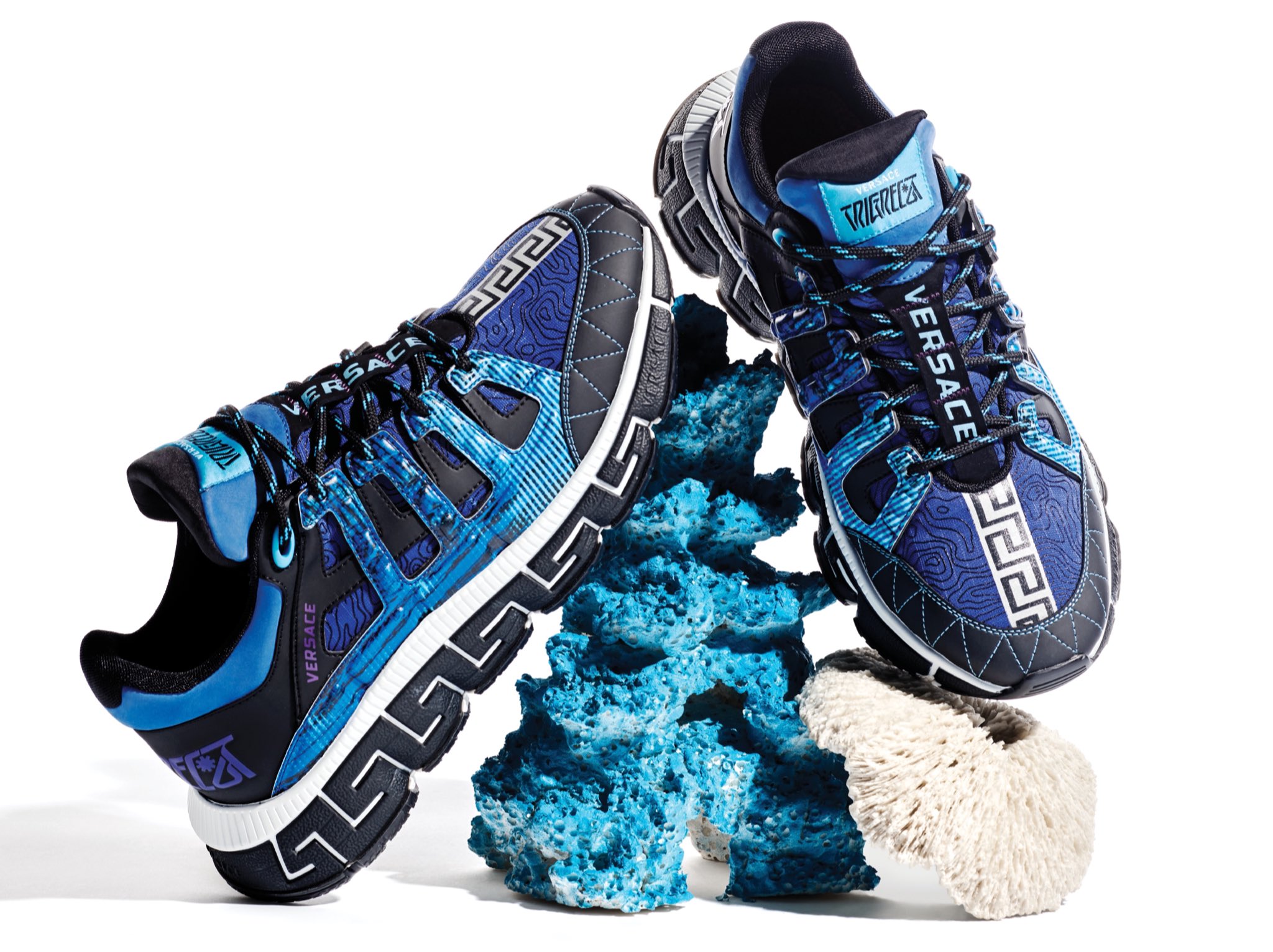 versace trigreca blue