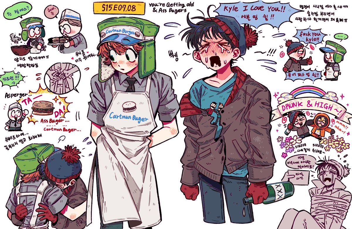 yummy_tommy_yum's tweet photo. #spstyle #SouthPark 
*S15E07,08*
클립영상 보고 너무 귀여워서 먼저 봐버림..ㅠ
너네 커플링명 정말 깜찍하다... https://t.co/ZcqJNx6eSL