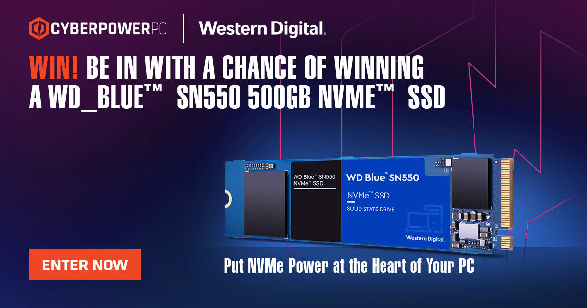 Did you enter our last competition? Well here is another chance to get your hands on a WD SSD!! This time to #win a <a href="/westerndigital/">Western Digital</a> Blue SN550 500GB NVMe SSD

Enter Now 👉 bit.ly/38GCFxB
