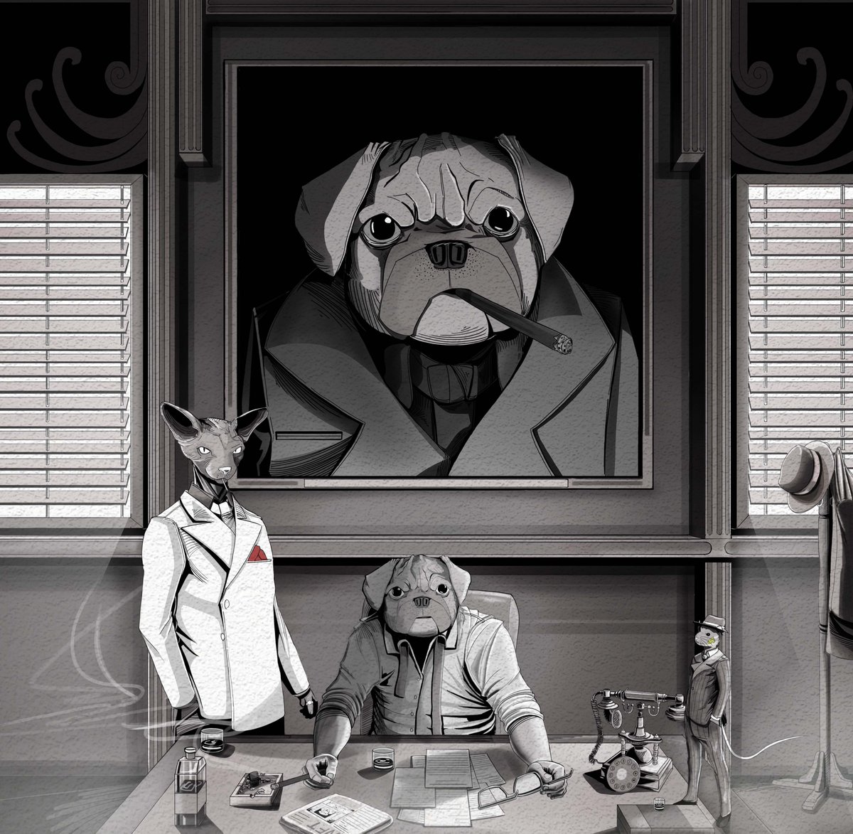 First piece minted😎. "Tail City" is now available on @withFND  
foundation.app/richardmelics/…

#cryptoartist #cryptoart #NFT #NFTCommunity #digitalart #NOIR  #NFTartist