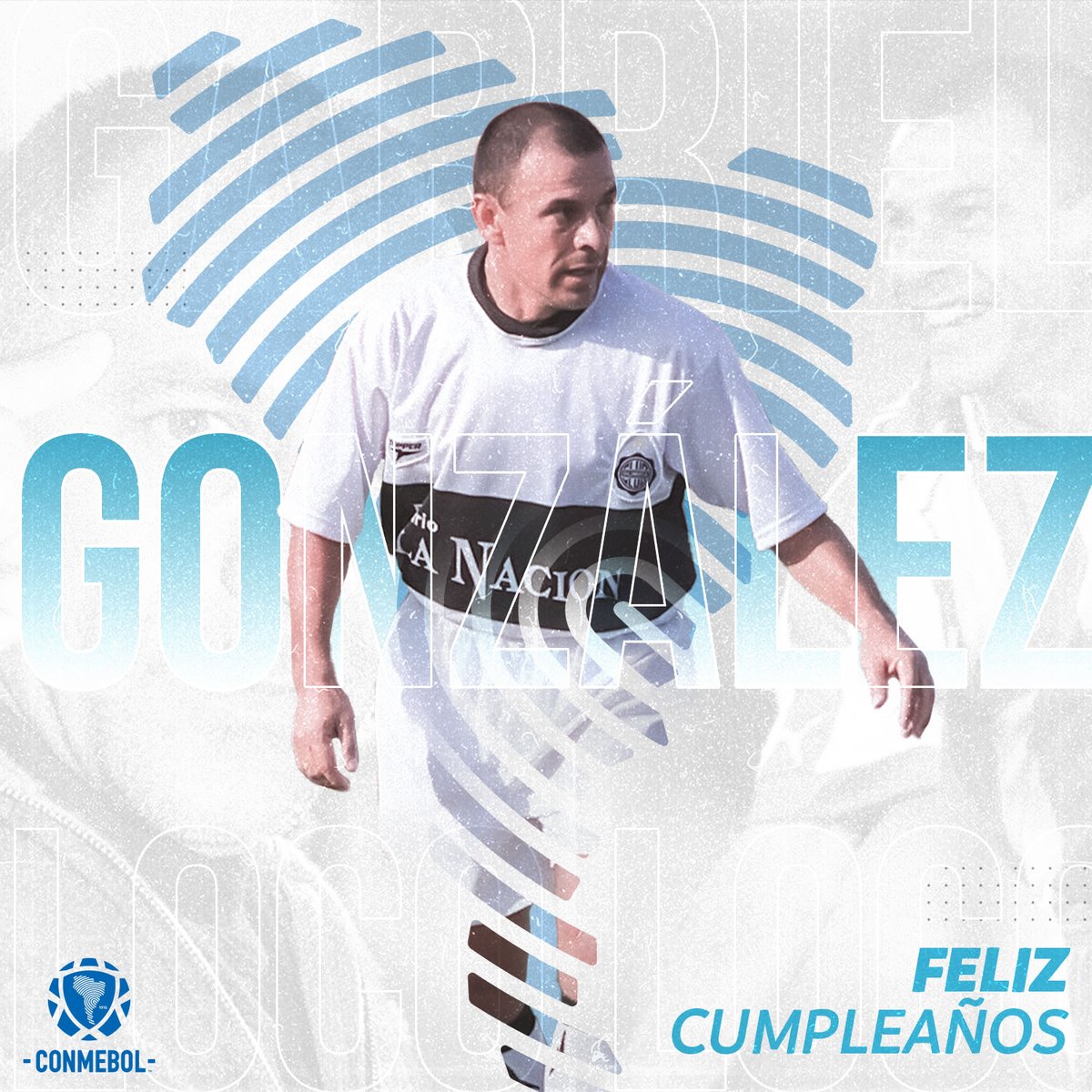 CONMEBOL.com (@conmebol) on Twitter photo El día de hoy saludamos en su cumpleaños a Gabriel 'El Loco' González 🇵🇾 🎂
⭐ Campeón de la CONMEBOL <a href="/Libertadores/">CONMEBOL Libertadores</a>, <a href="/ConmebolRecopa/">CONMEBOL Recopa</a> y Supercopa Sudamericana en 1990 con <a href="/elClubOlimpia/">Club Olimpia</a> 🏆🙌🏼
¡Felices 6️⃣0️⃣ años! 🥳 El día de hoy saludamos en su cumpleaños a Gabriel 'El Loco' González 🇵🇾 🎂
⭐ Campeón de la CONMEBOL <a href="/Libertadores/">CONMEBOL Libertadores</a>, <a href="/ConmebolRecopa/">CONMEBOL Recopa</a> y Supercopa Sudamericana en 1990 con <a href="/elClubOlimpia/">Club Olimpia</a> 🏆🙌🏼
¡Felices 6️⃣0️⃣ años! 🥳