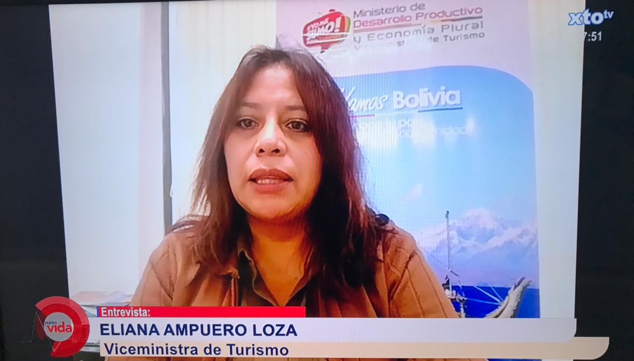 Punto Vida on Twitter: "#Ahora ? Eliana Ampuero Loza, Viceministra de  Turismo, hablando de #Torotoro el primer destino turístico sostenible y  bioseguro de #Bolivia. - Lanzamiento de la Página Web del Viceministerio