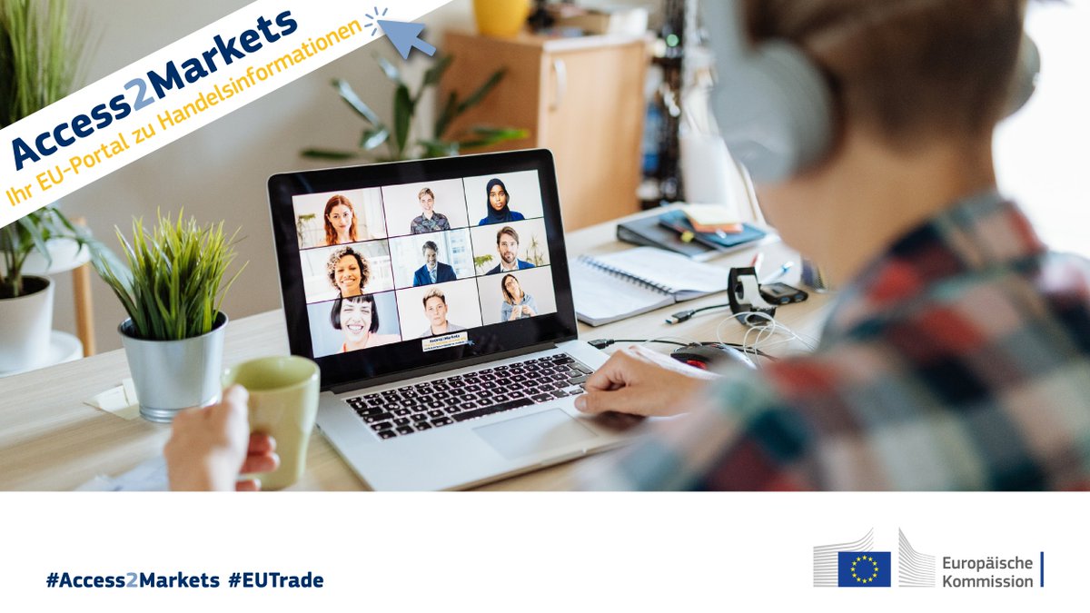 Kostenlose Online-Workshops zu #Access2Markets vereinfachen die Handelsprozesse für EU-Unternehmen. Finden Sie hier eine vollständige Liste aller kommenden Schulungen👉 bit.ly/3up34Jj 

Bei Fragen stehen wir Ihnen zur Verfügung - een.at

#EUTrade