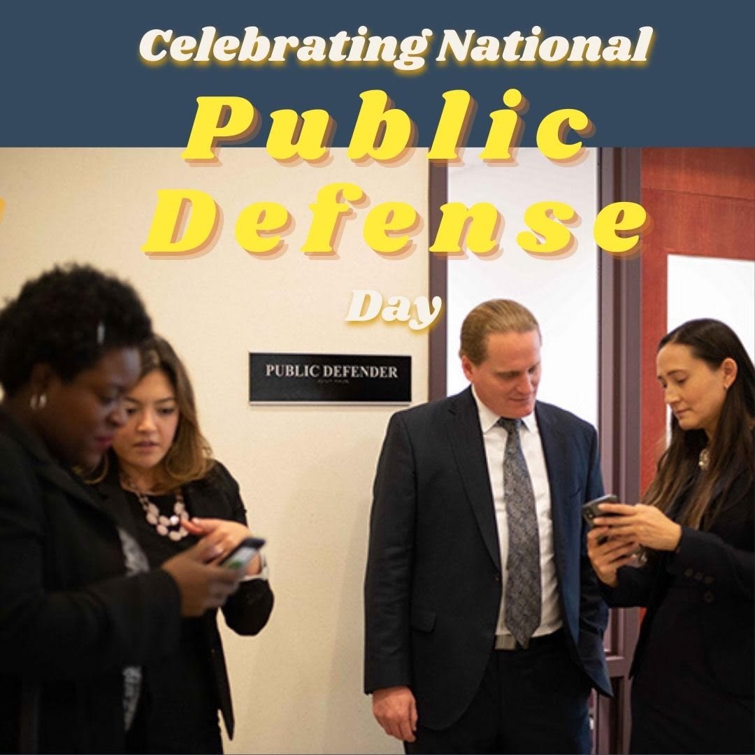 Today, March 18th, marks National Public Defense Day! We represented the citizens of this community in 14,358 cases in 2020. Our staff make an incredible difference every day, and we are so proud of the work they do. #nationalpublicdefenseday