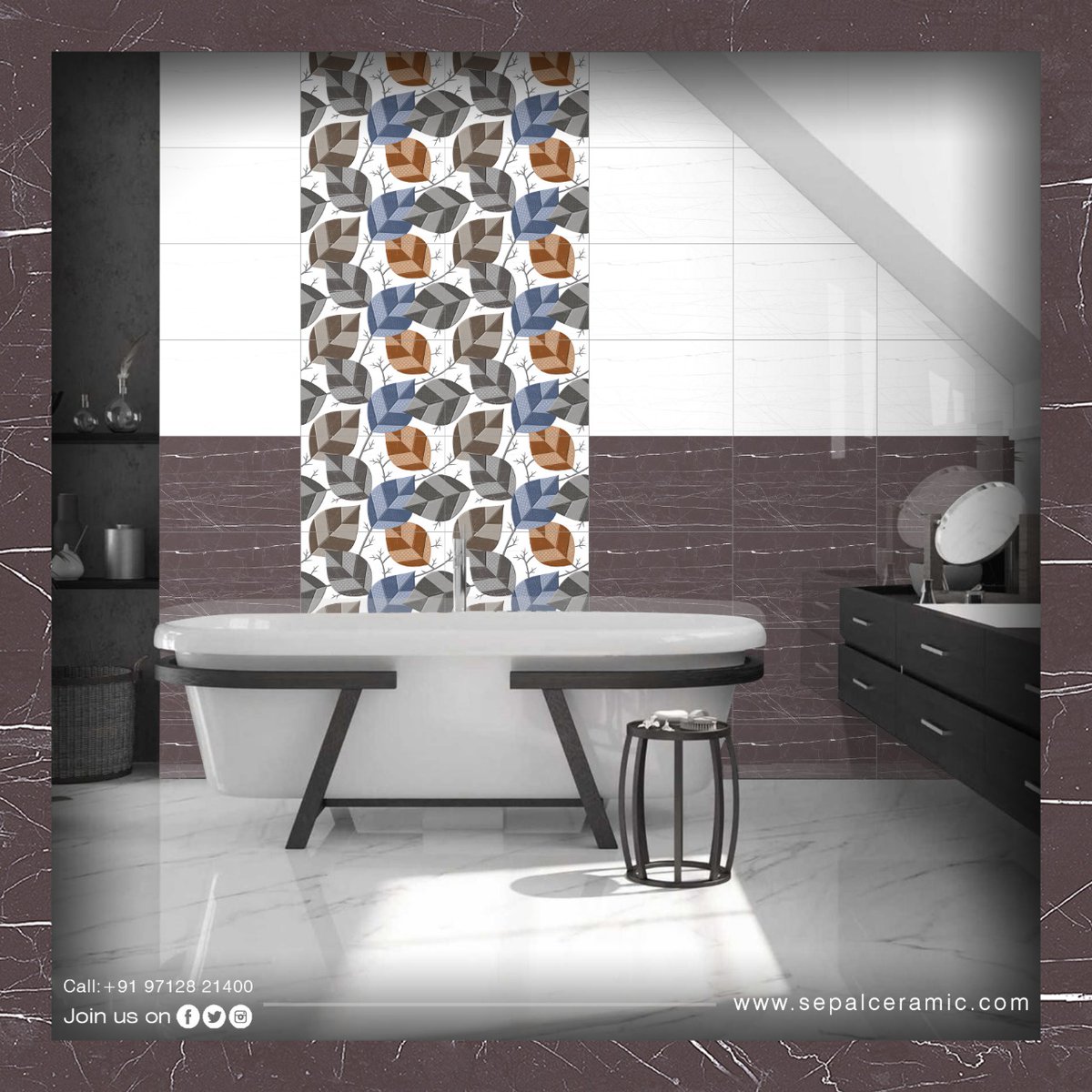 SepalCeramic's tweet image. 𝐒𝐞𝐩𝐚𝐥 𝐂𝐞𝐫𝐚𝐦𝐢𝐜

𝐃𝐢𝐠𝐢𝐭𝐚𝐥 𝐖𝐚𝐥𝐥 𝐓𝐢𝐥𝐞𝐬 
𝟑𝟎𝟎𝐗𝟒𝟓𝟎𝐦𝐦 | 𝟑𝟎𝟎𝐗𝟔𝟎𝟎𝐦𝐦 

𝐂𝐚𝐥𝐥:- +𝟗𝟏 𝟗𝟕𝟏𝟐𝟖 𝟐𝟏𝟒𝟎𝟎
𝐰𝐞𝐛:- 𝐰𝐰𝐰.𝐬𝐞𝐩𝐚𝐥𝐜𝐞𝐫𝐚𝐦𝐢𝐜.𝐜𝐨𝐦 

#Sepal #Sepalceramic #Sepaltiles #vitrified #manufacturing #tiles #ceramics #matt