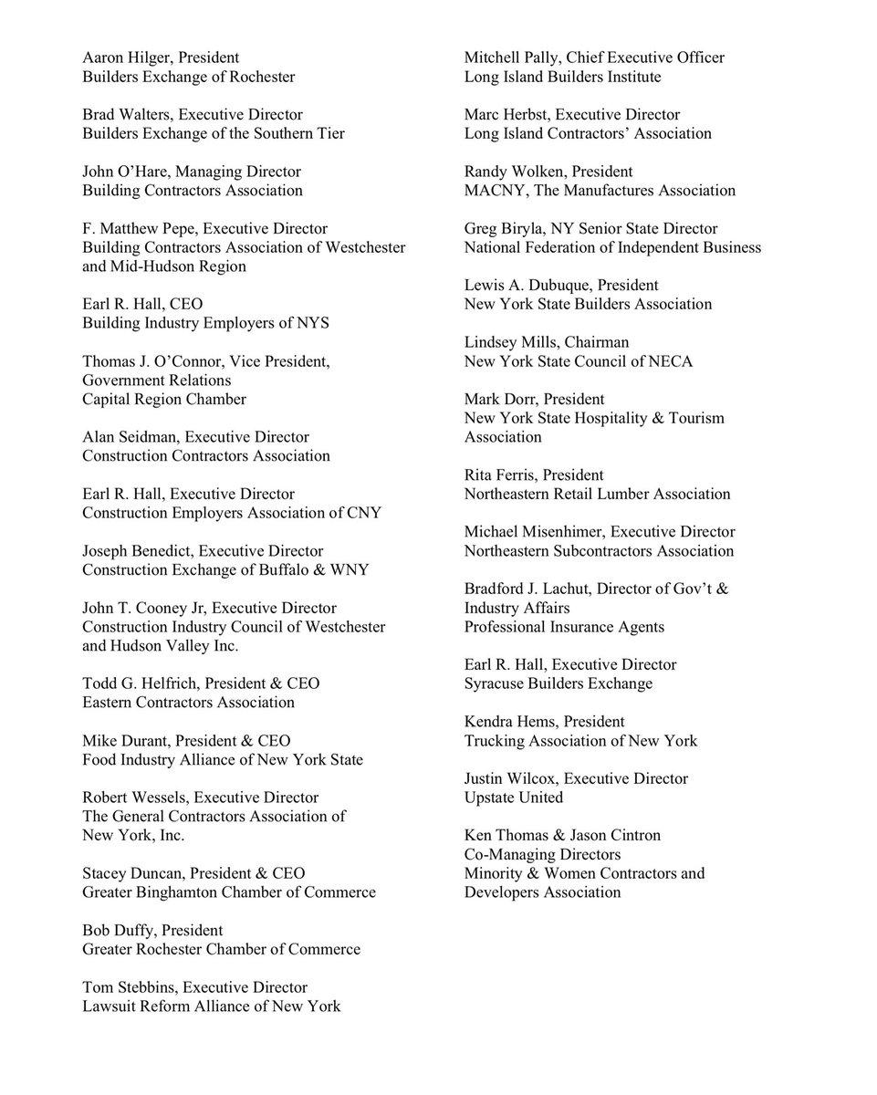 AGC_NYS's tweet photo. We have joined with a broad group of organizations representing the full spectrum of the economy to call on the Governor &amp; Legislature to address the “Scaffold Law” as they consider marijuana legalization. Legalization would make this antiquated law even more dangerous and unfair https://t.co/BUiDdFWhli