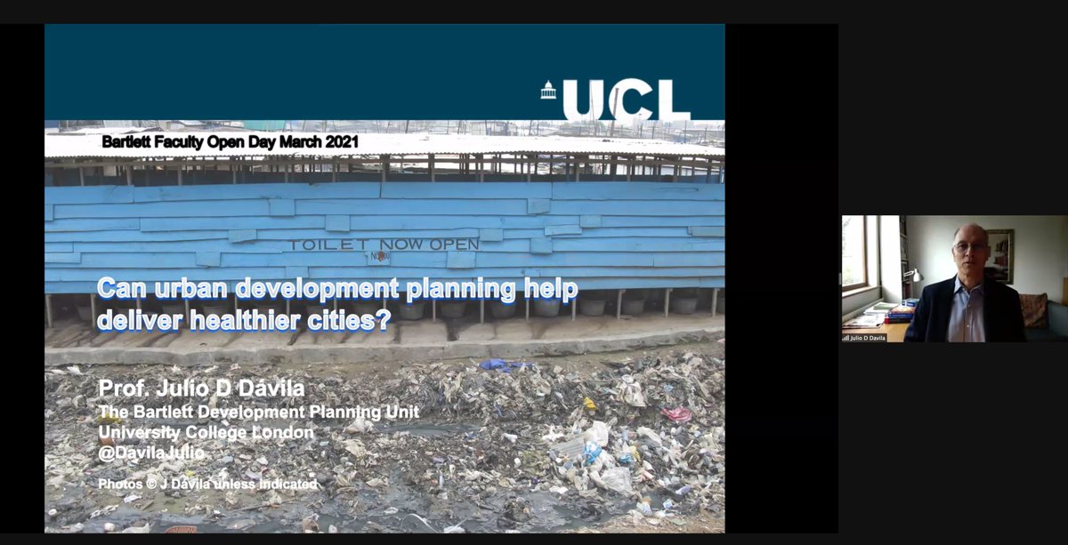 The Bartlett Development Planning Unit (@dpu_ucl) on Twitter photo 2021-03-18 12:04:41 📣NOW: Live 'Can urban development planning help deliver healthier cities?' We join a Development Planning Public with @DavilaJulio for @BartlettUCL Graduate Open Days 📣NOW: Live 'Can urban development planning help deliver healthier cities?' We join a Development Planning Public with @DavilaJulio for @BartlettUCL Graduate Open Days