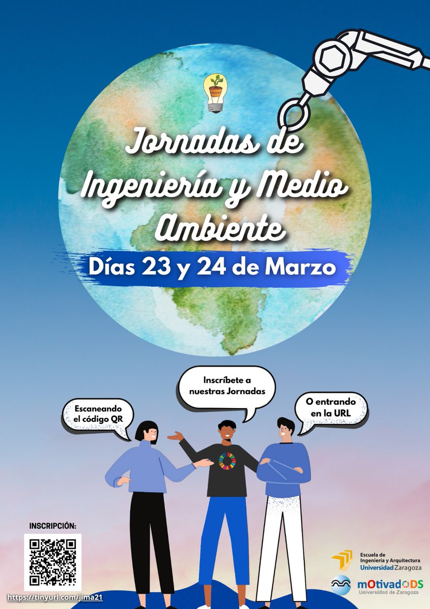 AIQA_'s tweet photo. Vuelven las Jornadas de Ingeniería y Medio Ambiente!! ¿Te las vas a perder? Apúntate ya!! https://t.co/ky6ryKnTeH (inscripción gratuita) @EINAunizar @AIQA_ @unizar #JIMA #online https://t.co/rsc4ycCIg4