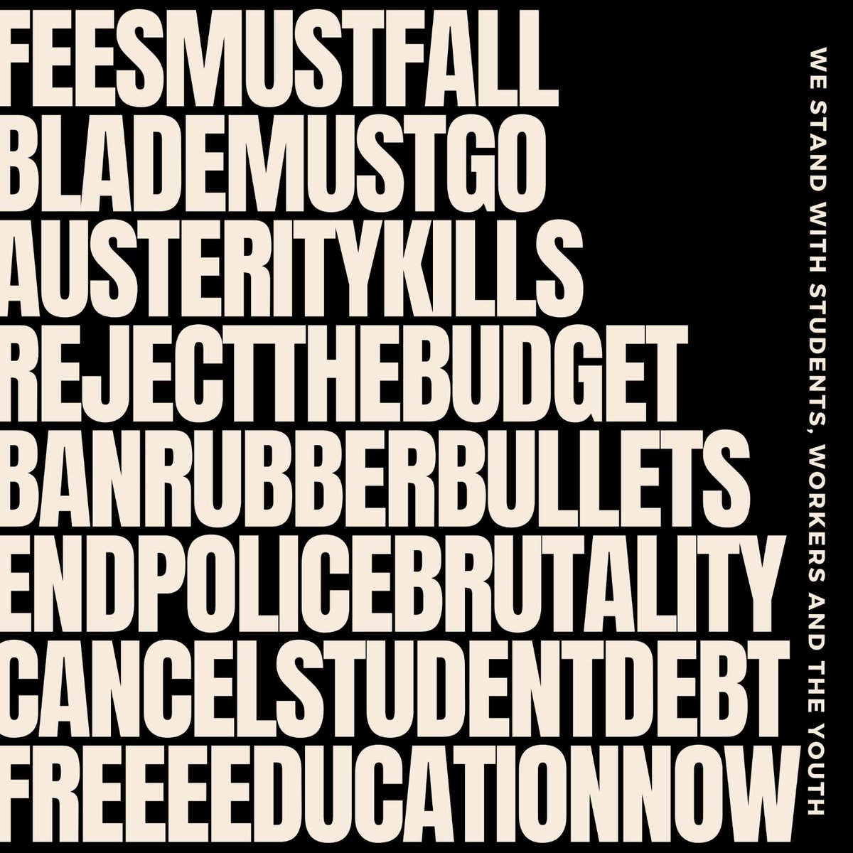 FIAsouthafrica's tweet photo. #RejectTheBudget https://t.co/fU7hgPjafS