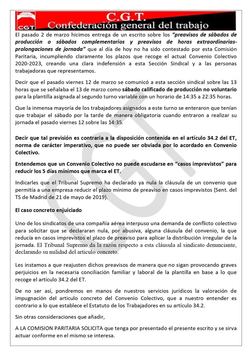 Hoja del jueves 18 de marzo 2021