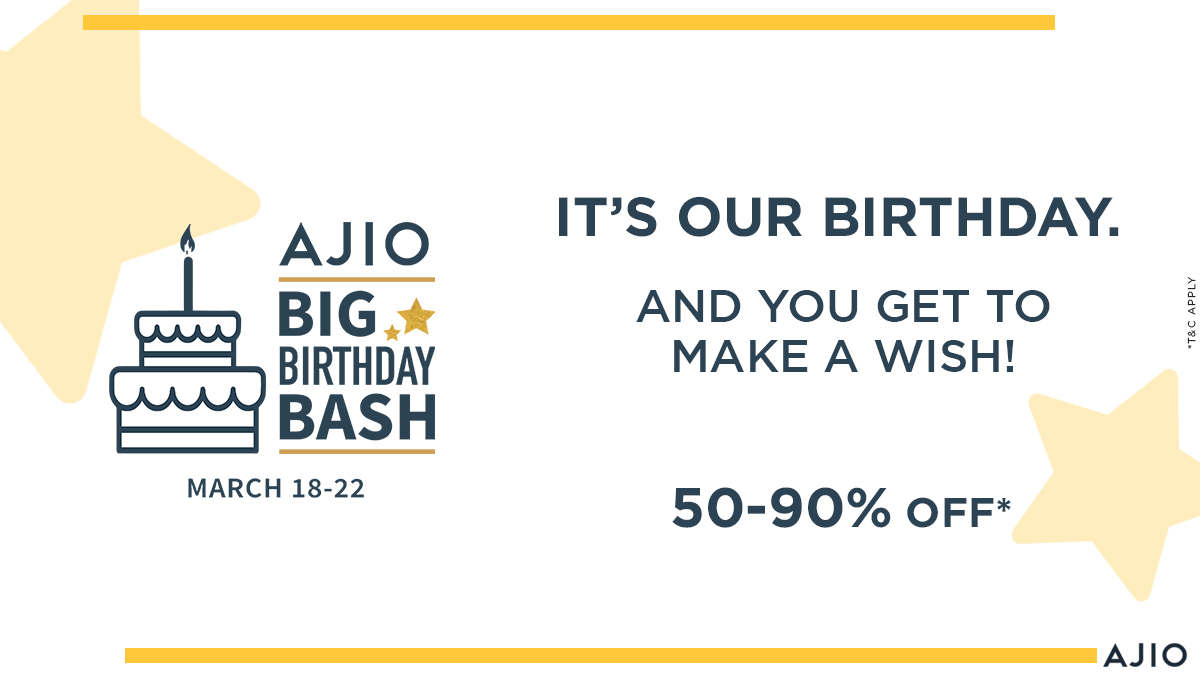 AJIO on X: Get 50-90% off on the world's leading fashion brands