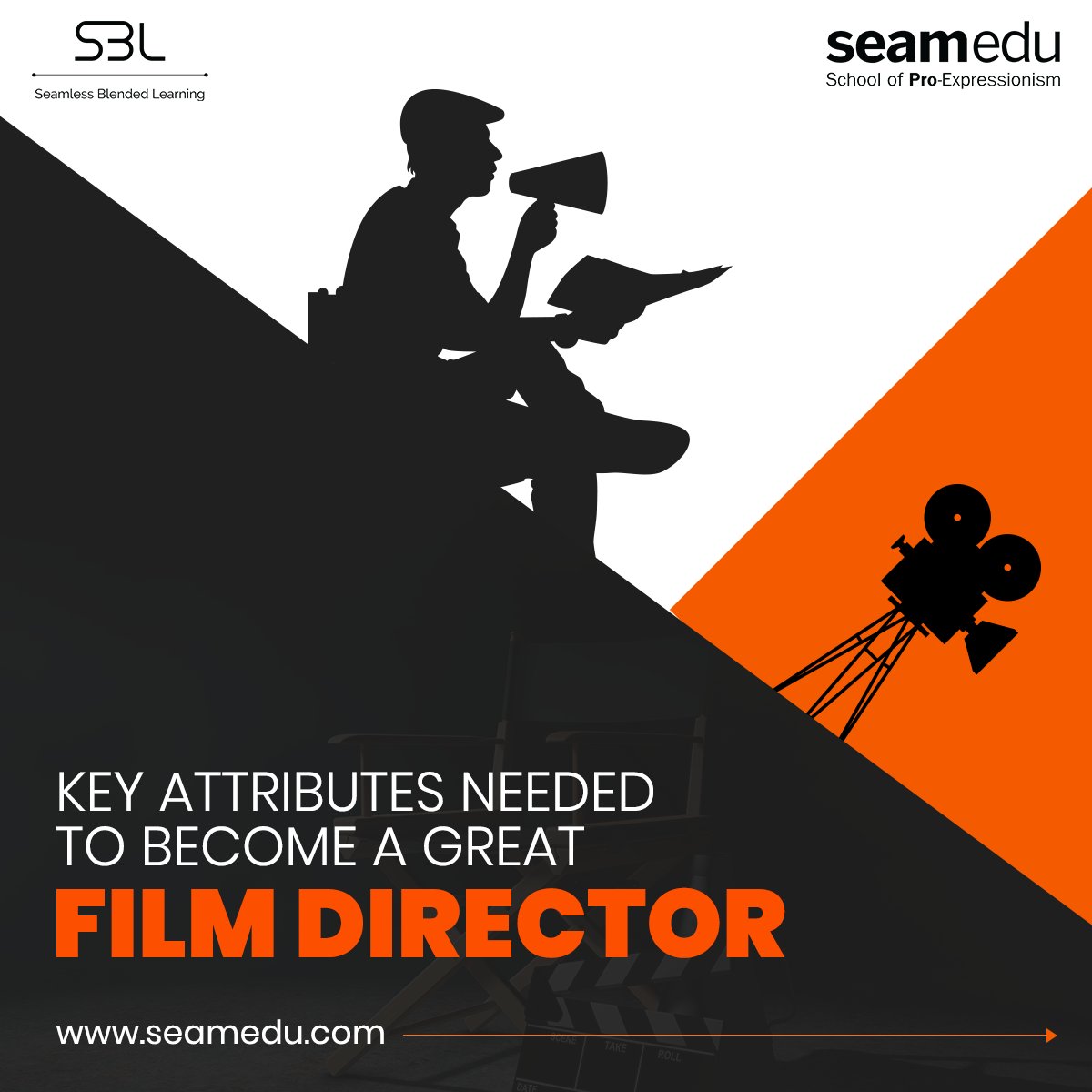 Seamedu's tweet image. To know about our film-direction course visit - bit.ly/3vbrNkP

#SBL #SBLPro #SeamlessBlendedLearning #seamlesslearning #MediaInstitute #MediaSchool #Media #Entertainment #School #VirtualLearning #FilmMaking #Pune #Mumbai #Bangalore #Chandigarh #DegreeInFilmMaking