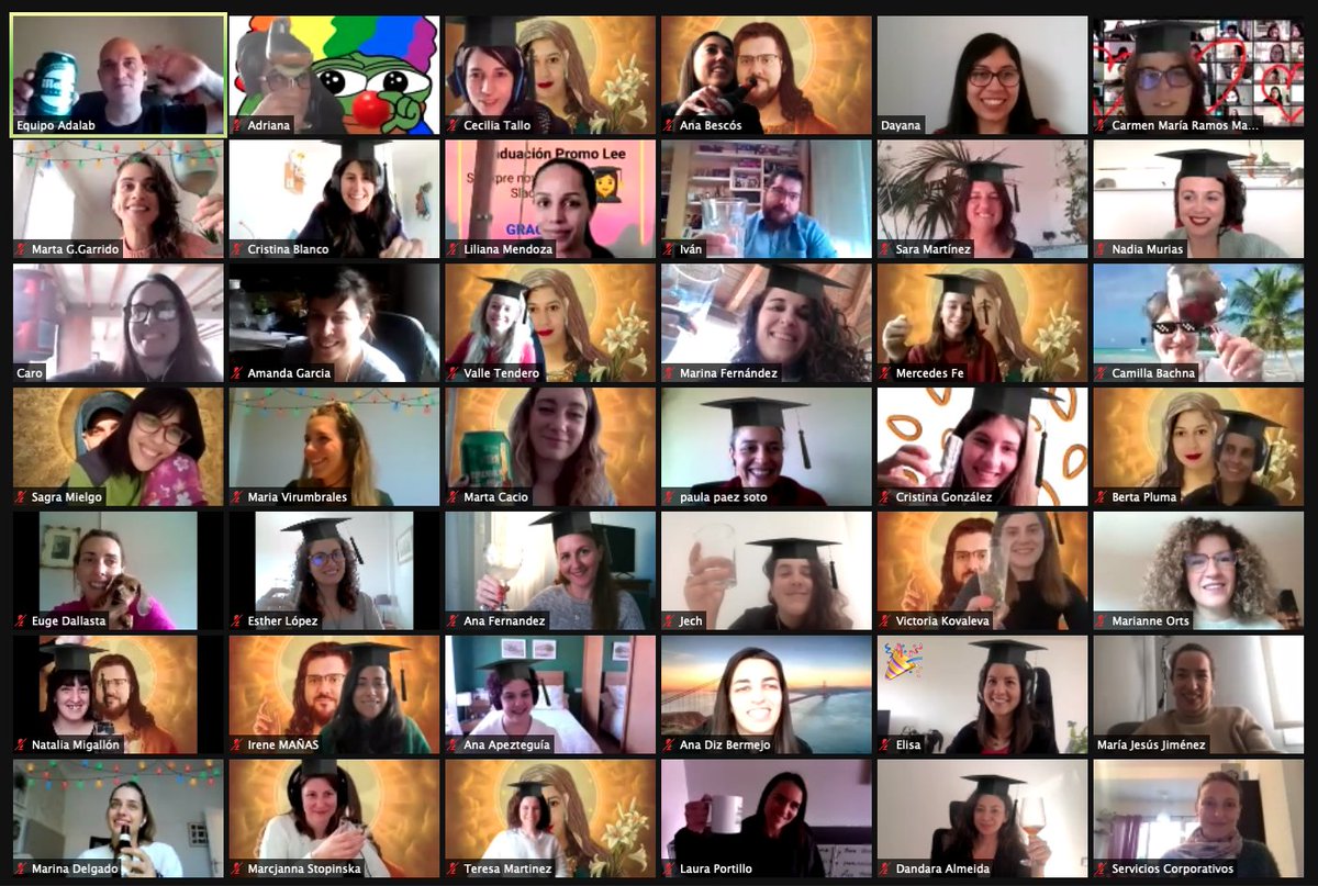 🥂 Merecidísimo brindis de las #adalabers #PromoLee tras 12 semanas de #cursointensivo de #programaciónweb.
🍀 Mucha suerte en la nueva etapa que da comienzo ahora y donde contarán con nuestro apoyo para empezar a trabajar como #programadoras.
 💪 ¡El futuro es digital!