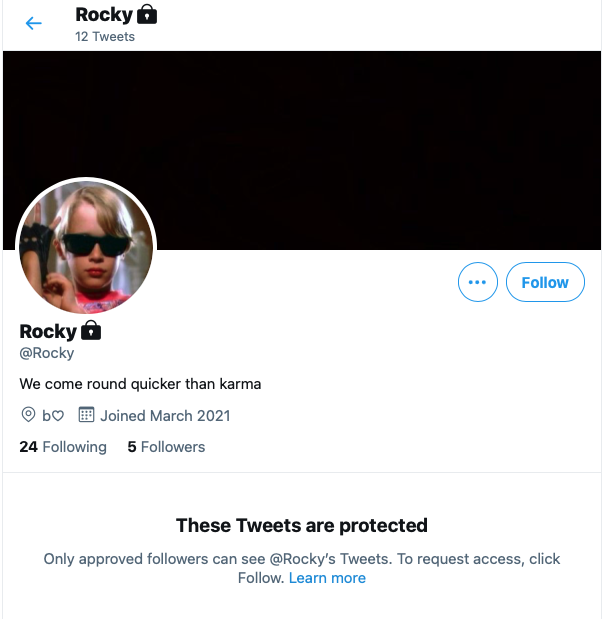 MB_scene's tweet photo. @jack /@Twitter @TwitterSupport Please help my friend. His account @rocky was #hacked. He can no longer access. The email address was changed. You have to have records to see this. Screenshots from waybackmachine + what acct looks like now. https://t.co/Jlh5okJzxO