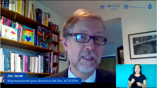 Retrato del representante de @ONU_derechos, Jan Jarab.