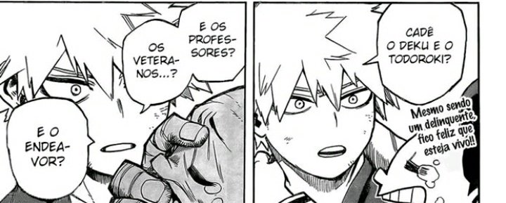 Três questões, odiei o Bakugou, não porque o Deku perdoou ele que sign