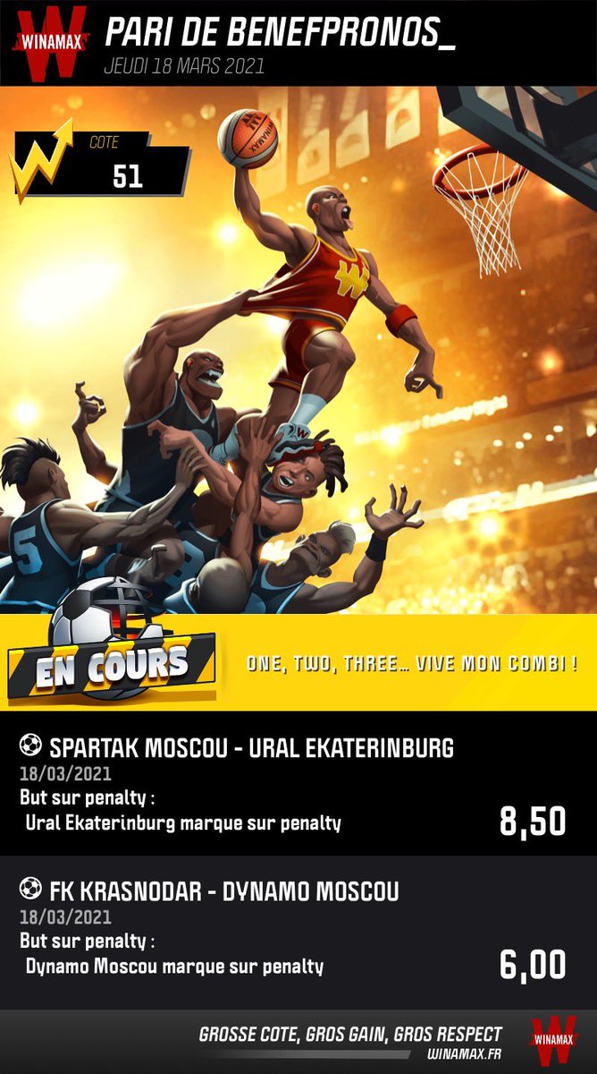 BenefPronos_'s tweet image. 🔱Penalty en x4 
🥩Voir photos 🤑
⚽️PK croisés S.Moscou - Ural / FK Krasnodar - D.Moscou

🤑Bon match à tous !#TeamParieur 

❤️ &amp;amp; ♻️ Pour le soutien 

🛑Parrainage Winamax : winamax.fr/i/9nfega