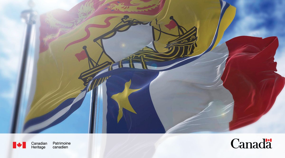 CdnHeritage's tweet photo. This week, New Brunswick's Francophone schools & daycares celebrate their Provincial French Pride Week with the theme "De chez nous à chez vous, la francophonie se célèbre partout" (From our home to yours, the Francophonie is celebrated everywhere)! #SPFF2021
Happy 32nd edition! https://t.co/oS8tkA0fKT