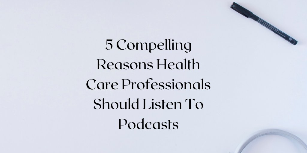 The power of podcasts for health care professionals hcppodcasts.com/why/ #podcasts #medicalpodcasts #healthcarepodcasts