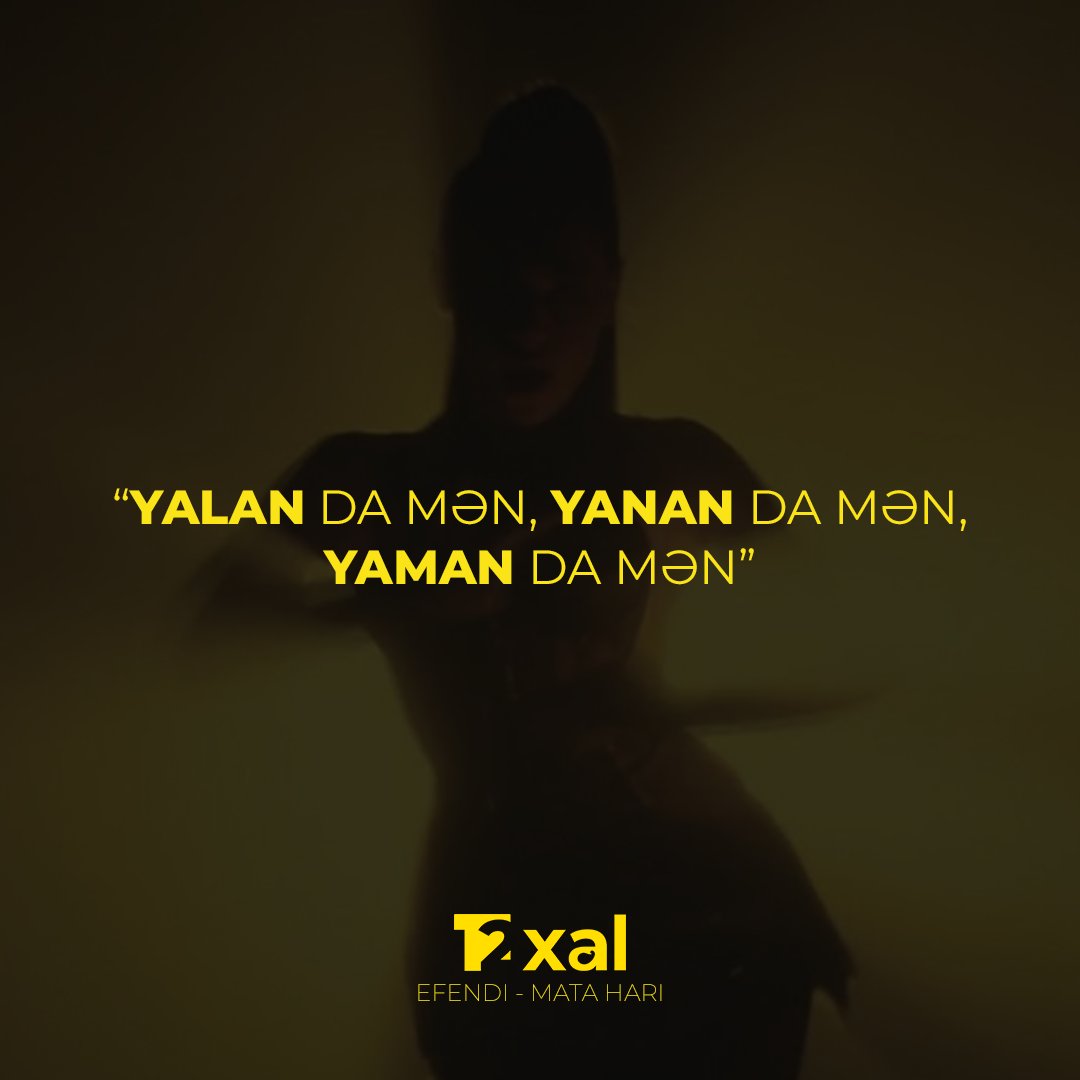 🇦🇿 #Azerbaijan: For the first time ever there is a line in Azerbaijani language in a song that going to represent the land of fire: "Yalan da mən, yanan da mən, yaman da mən".

Which basically means: "I also lie, I’m on fire, I’m bad".

#MataHari #Efendi