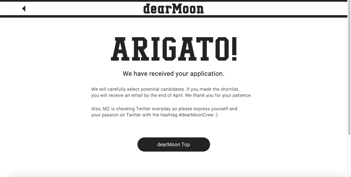 JimLin51438481's tweet photo. #dearMoonCrew #dearmoon- Done! Go GoGo. Go for the classical music... <3 https://t.co/lfwIN79jqj