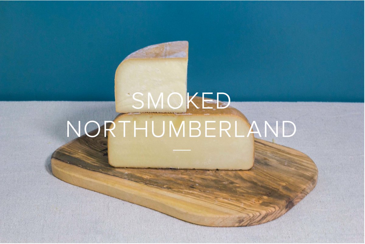 Cheese of the week

Smoked Northumberland 

Smoked for a day over oak chips, this puts Northumberland on the cheese map 

💨  🧀 🗺  

Pale paste with smoky-brown rind; creamy, mellow flavour; Austrian style smoke
