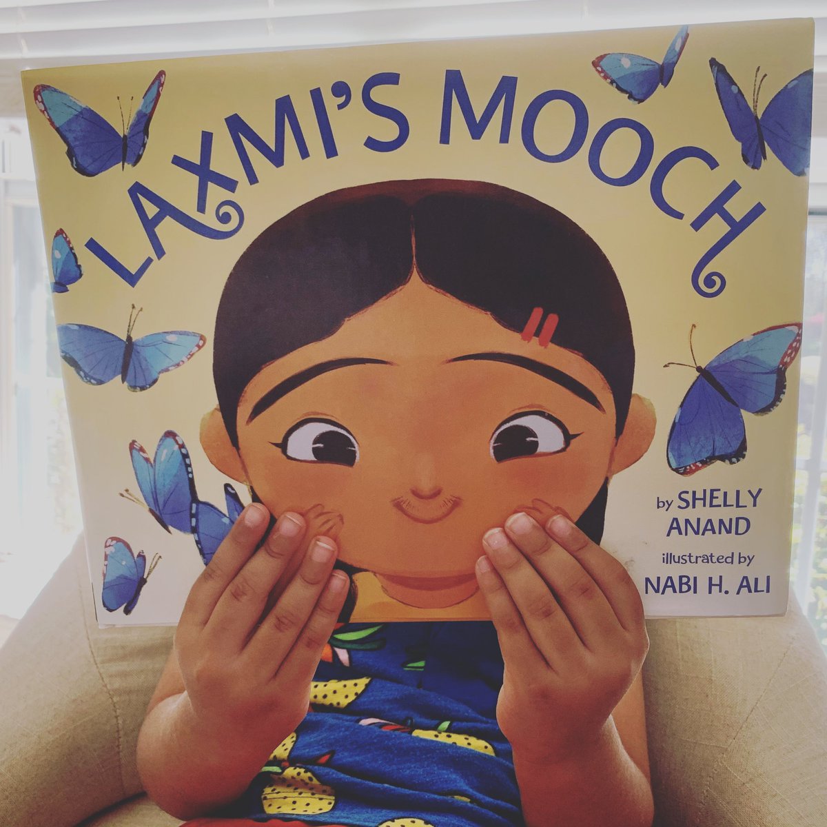 What’s better than a body positivity book? One about body hair that my little boy adores. He requests LAXMI’S MOOCH by <a href="/maanandshelly/">Shelly Anand 🍉</a> and @ab_varaham daily. While we read, he strokes his silky, little mooch with joy.
