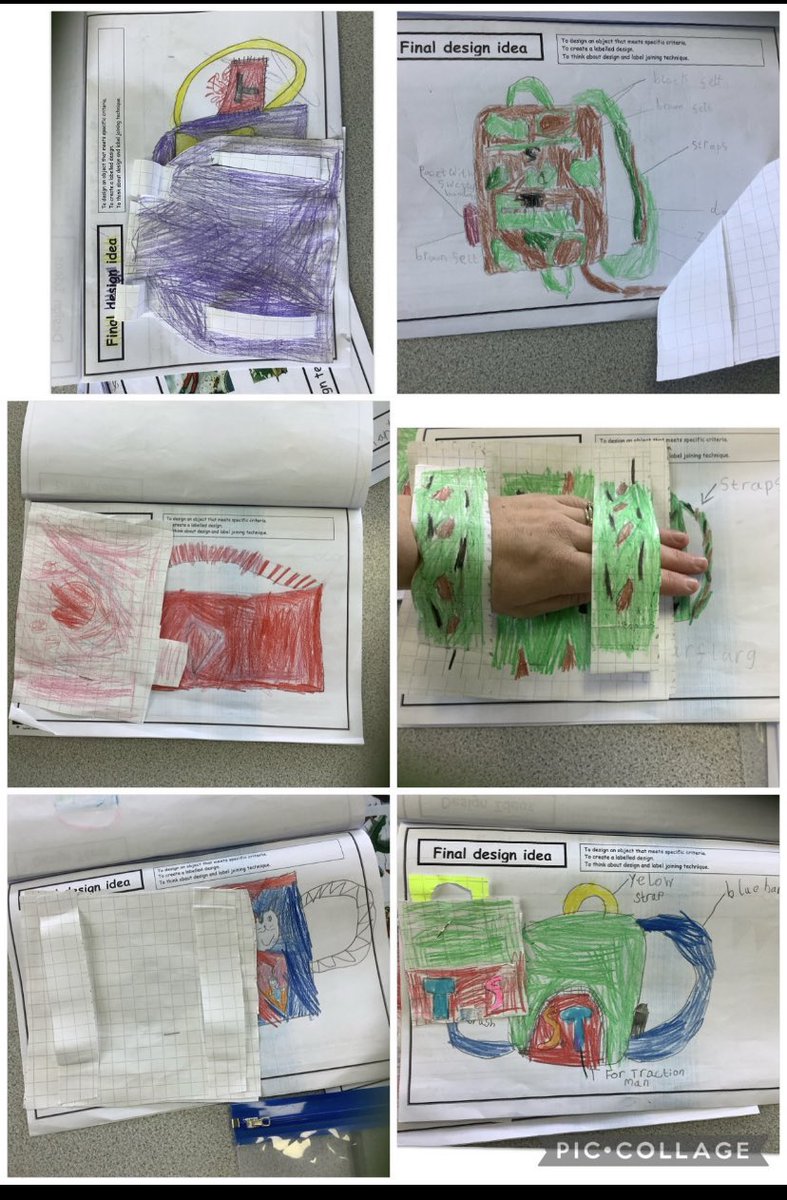 MrsAMrsM's tweet photo. Wow what a week and it’s not even Friday yet! On Monday, Traction Man visited our class, we couldn’t believe it! He gave us a very special mission of designing a new backpack or handbag for him to store his outfits or Scrubbing Brush. Take a look at our fantastic designs https://t.co/TUKIC8YyRb
