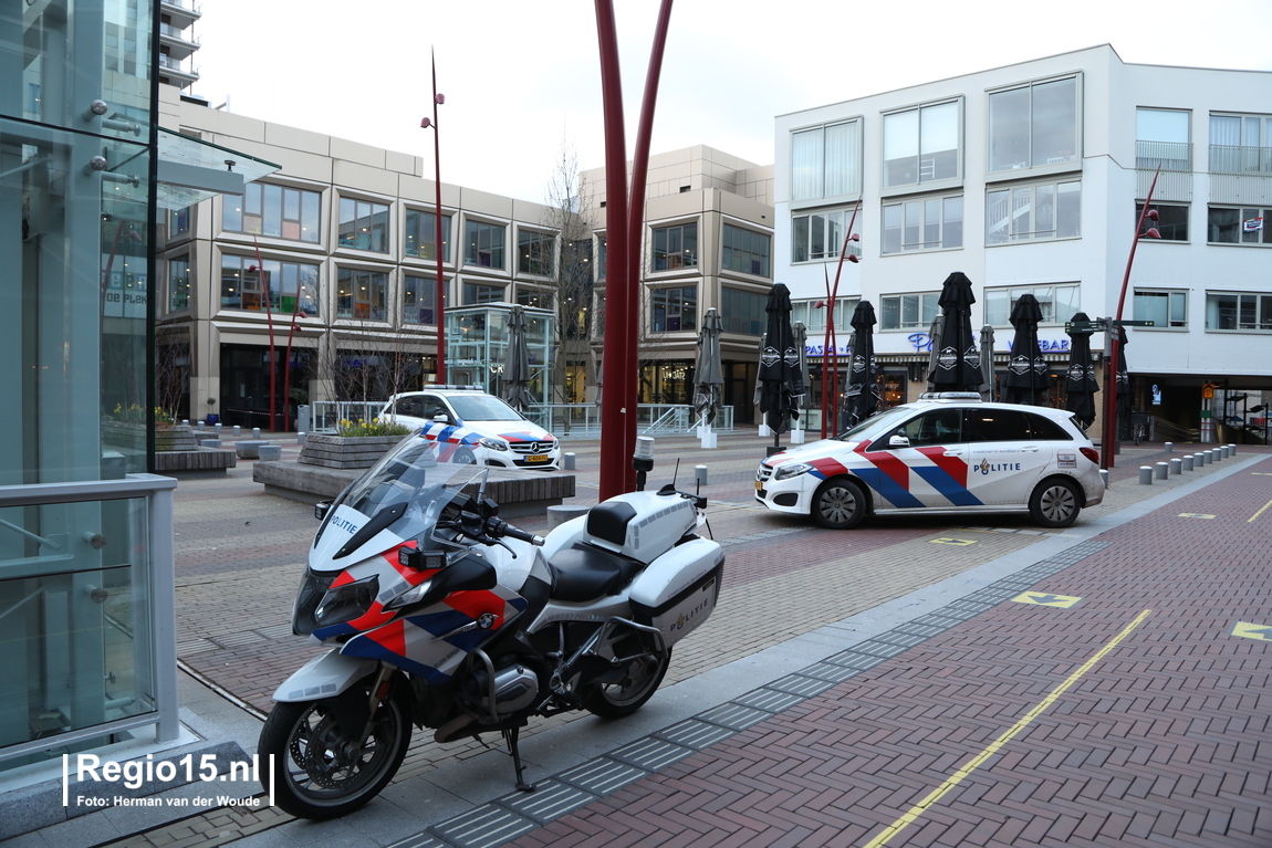 Melding politie Stadhuisplein Zoetermeer