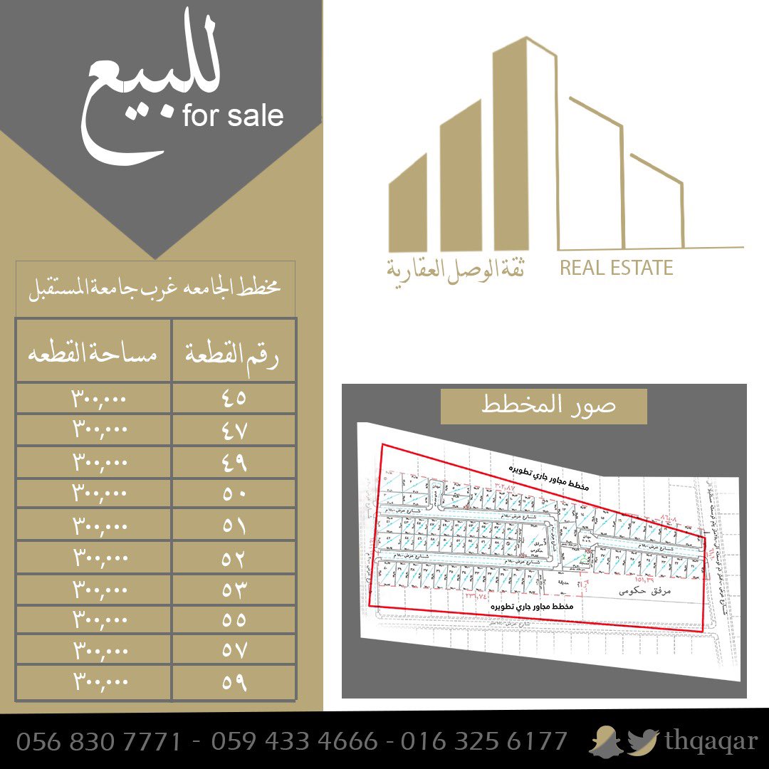 ثقة الوصل العقاريه (@thqaqar) on Twitter photo 