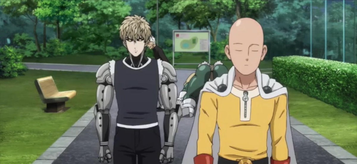 TheSingleHitGuy's tweet image. Remember Genos, punch people or monsters in the head its natures snooze button. You just need to hit it hard enough