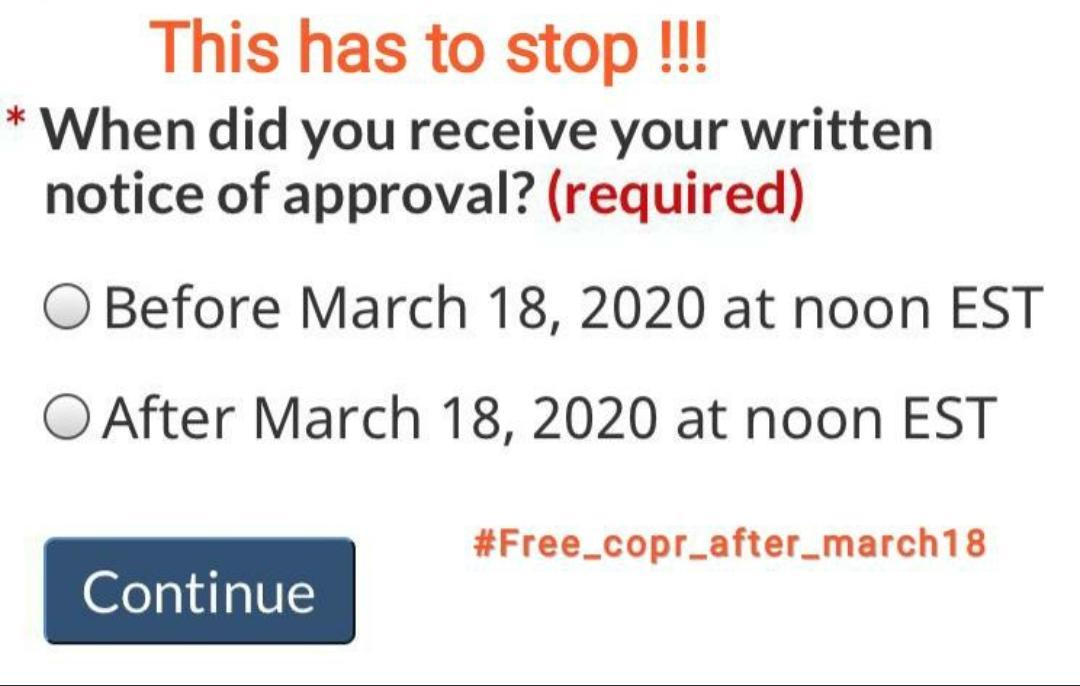 Ibarena2's tweet photo. We @COPRPOSTMARCH18 holders are essential travelers, please lift the restrictions and let us land.
#free_copr_after_march18 @marcomendicino @JustinTrudeau https://t.co/Tt7aUne0AP