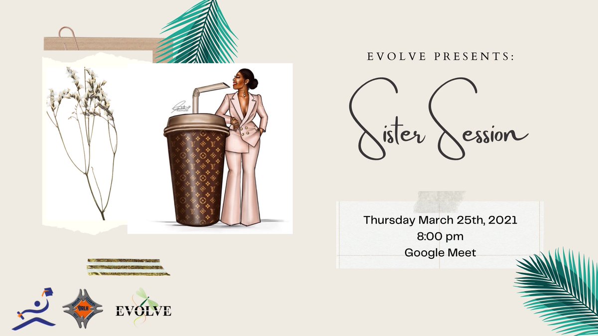 evolvemsu's tweet image. Hey sis have you gotten to know your wonderful EVOLVE sisters? Well then come on out to our second Sister Session of the semester. Taking place March 25th at 8pm on Google Meet. Link will be in our bio!! We hope to see you there!! @aep_msu @msuorlh 💚🧡
*Members Only Event

#ORLH