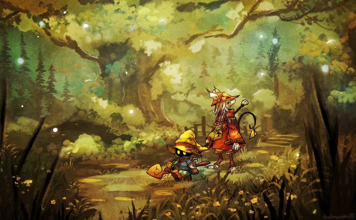 Teatimerabbit's tweet image. Vivi and Freya!✨