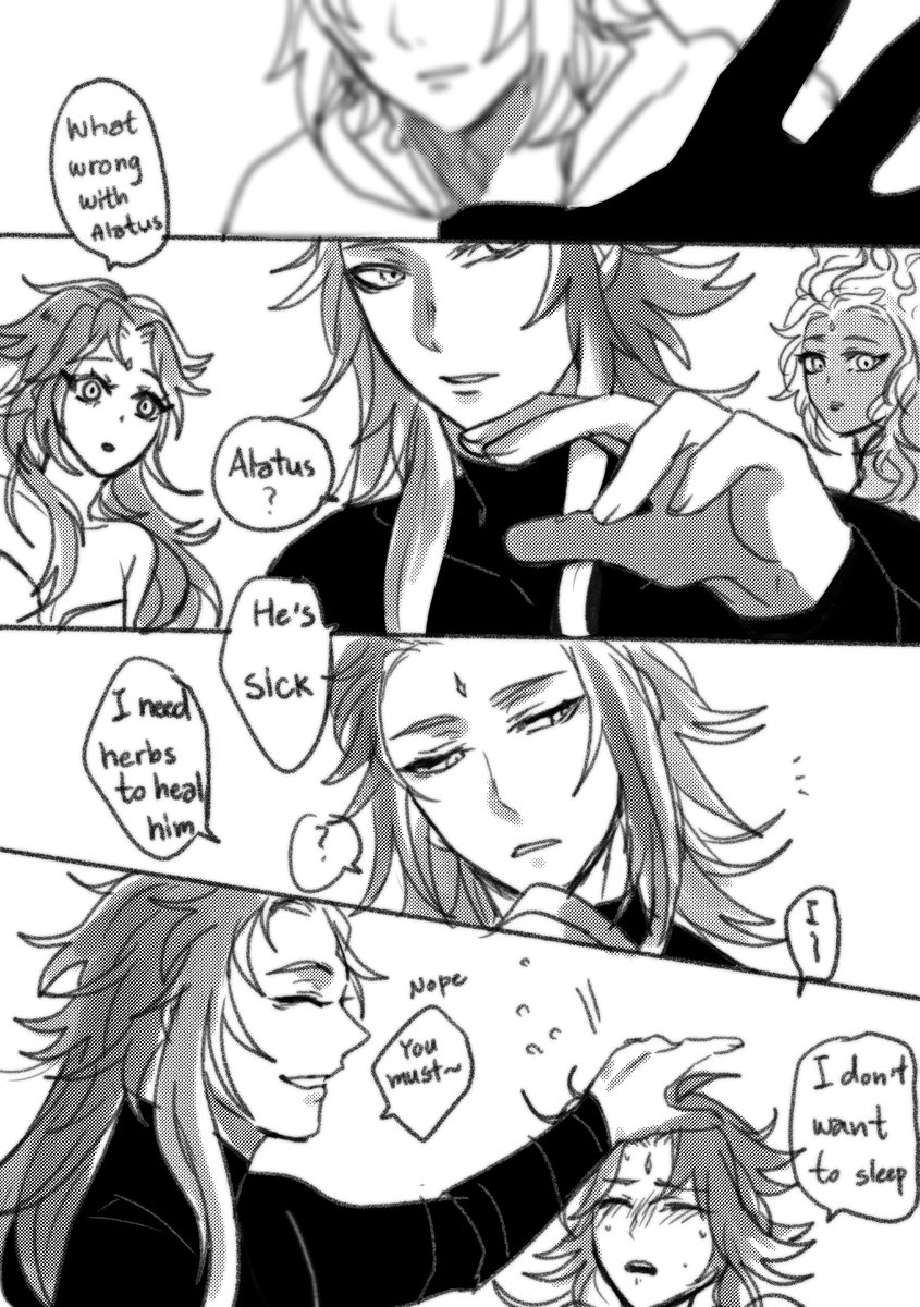 BelzeTemple's tweet photo. When Xiao sick. He's really missed you, big bro

#.Maybe OOC, I don't really know their habits, but I love Guardian Yaksha.
（#AllXiao） https://t.co/FGkOe233Cd
