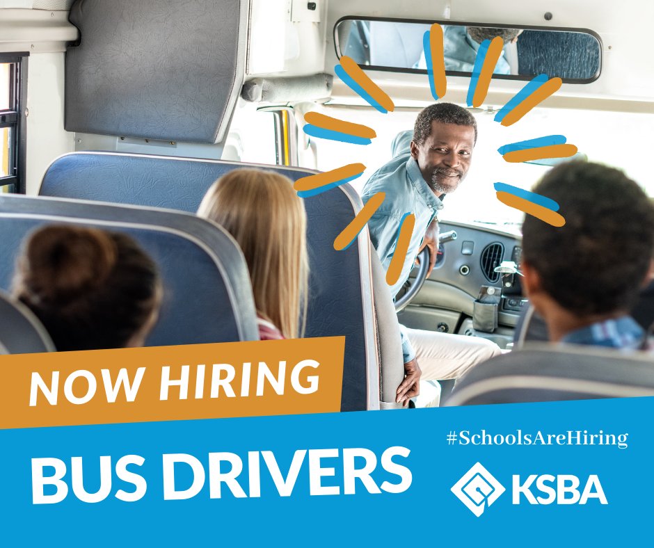 School bus drivers keep our districts moving, safely transporting students to and from school. #SchoolsAreHiring drivers and monitors. Many districts are experiencing vacancies and are desperately looking for qualified candidates to add to their #SchoolStaffStrength.